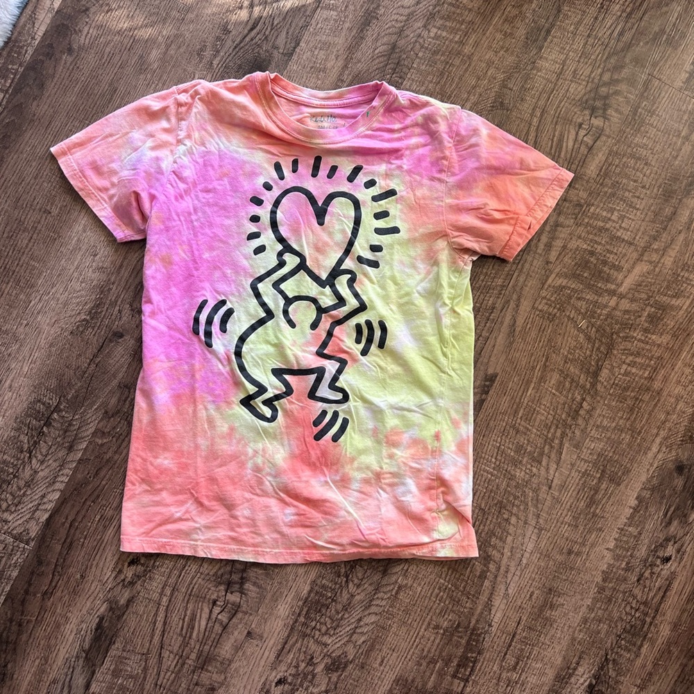 Vibrant Tie-Dye Graphic Tee